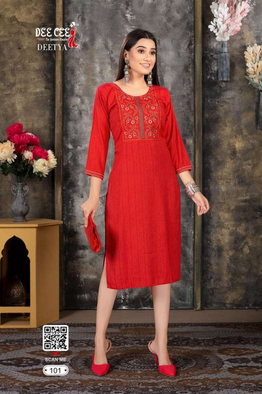 DEECEE DEETYA Kurti Wholesale catalog