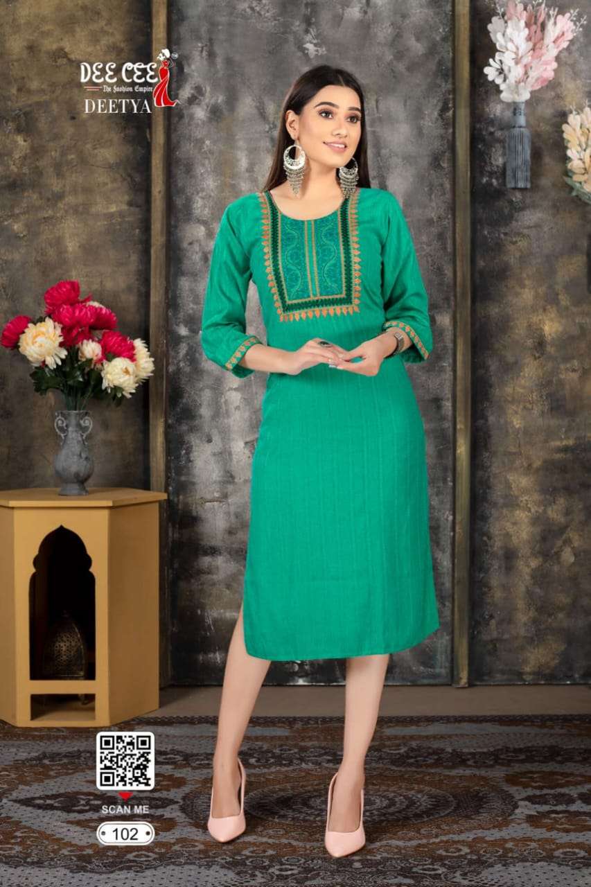 DEECEE DEETYA Kurti Wholesale catalog