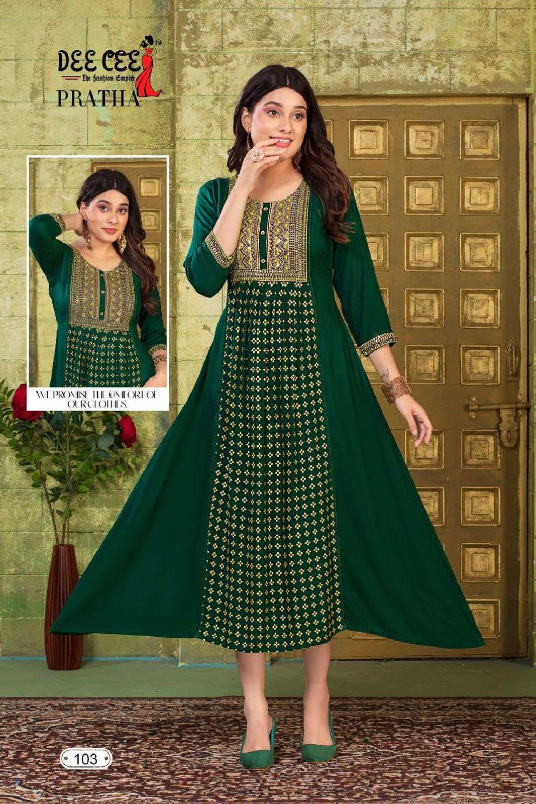 DEECEE PRATHA Kurti Wholesale catalog