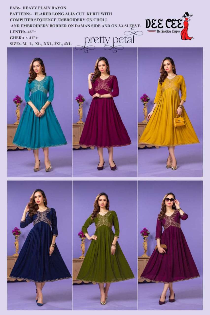 DEECEE PRETTY PETAL Kurti Wholesale catalog
