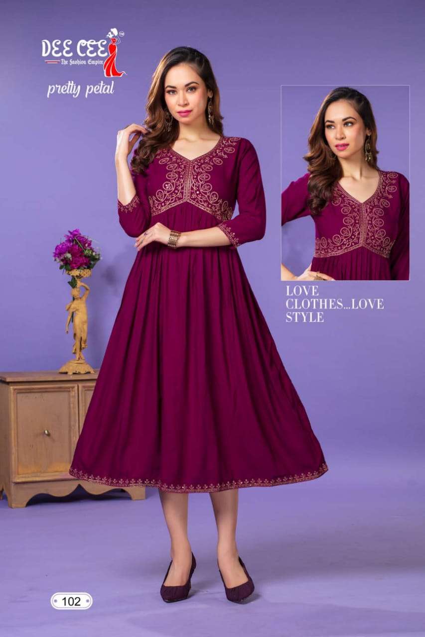 DEECEE PRETTY PETAL Kurti Wholesale catalog