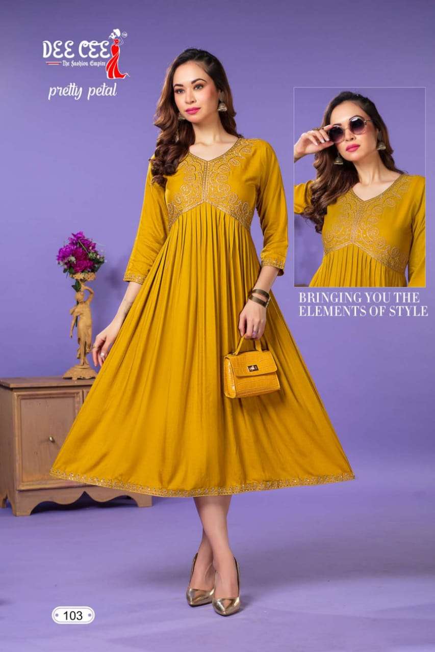 DEECEE PRETTY PETAL Kurti Wholesale catalog