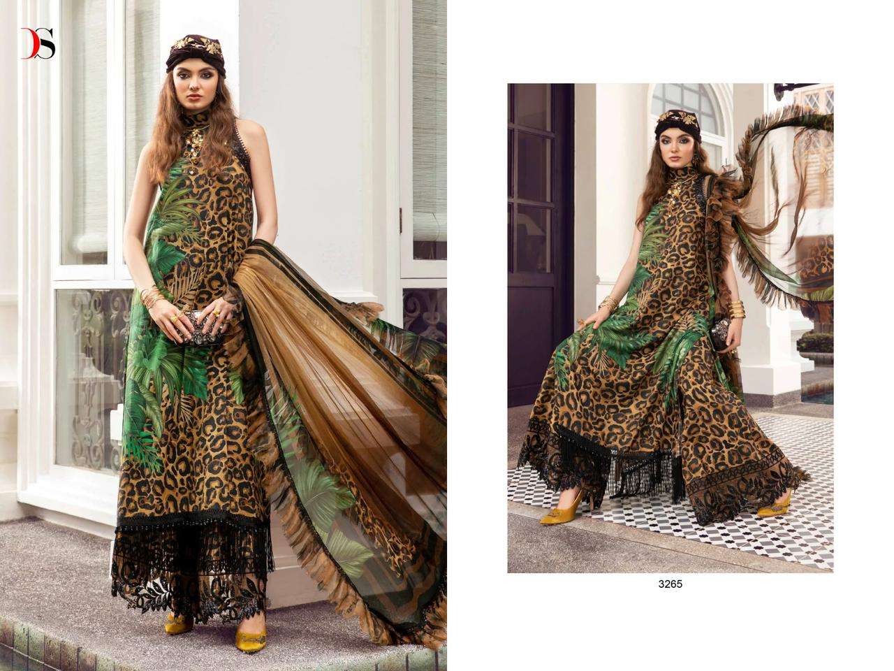 Deepsy Mariya B Mprint 5 Chiffon Dupatta Pakistani Suits Wholesale catalog