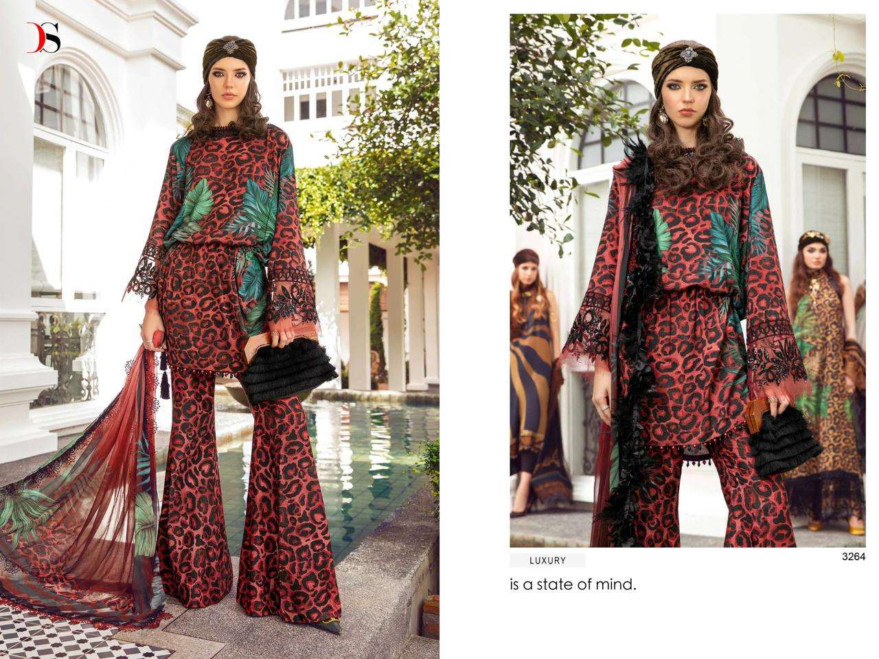 Deepsy Mariya B Mprint 5 Chiffon Dupatta Pakistani Suits Wholesale catalog