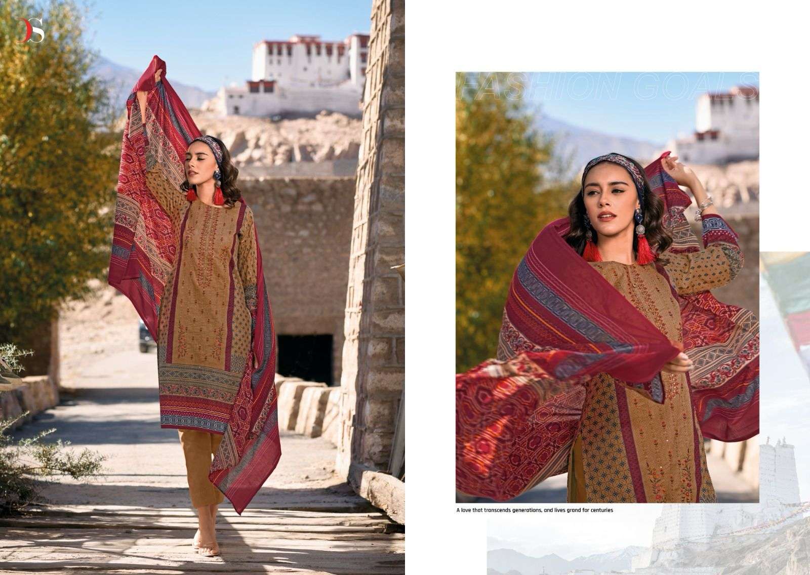 DEEPSY SUITS SHAZAR-2 Pure Pashmina with heavy  self embroidery  Salwar Kameez Wholesale catalog