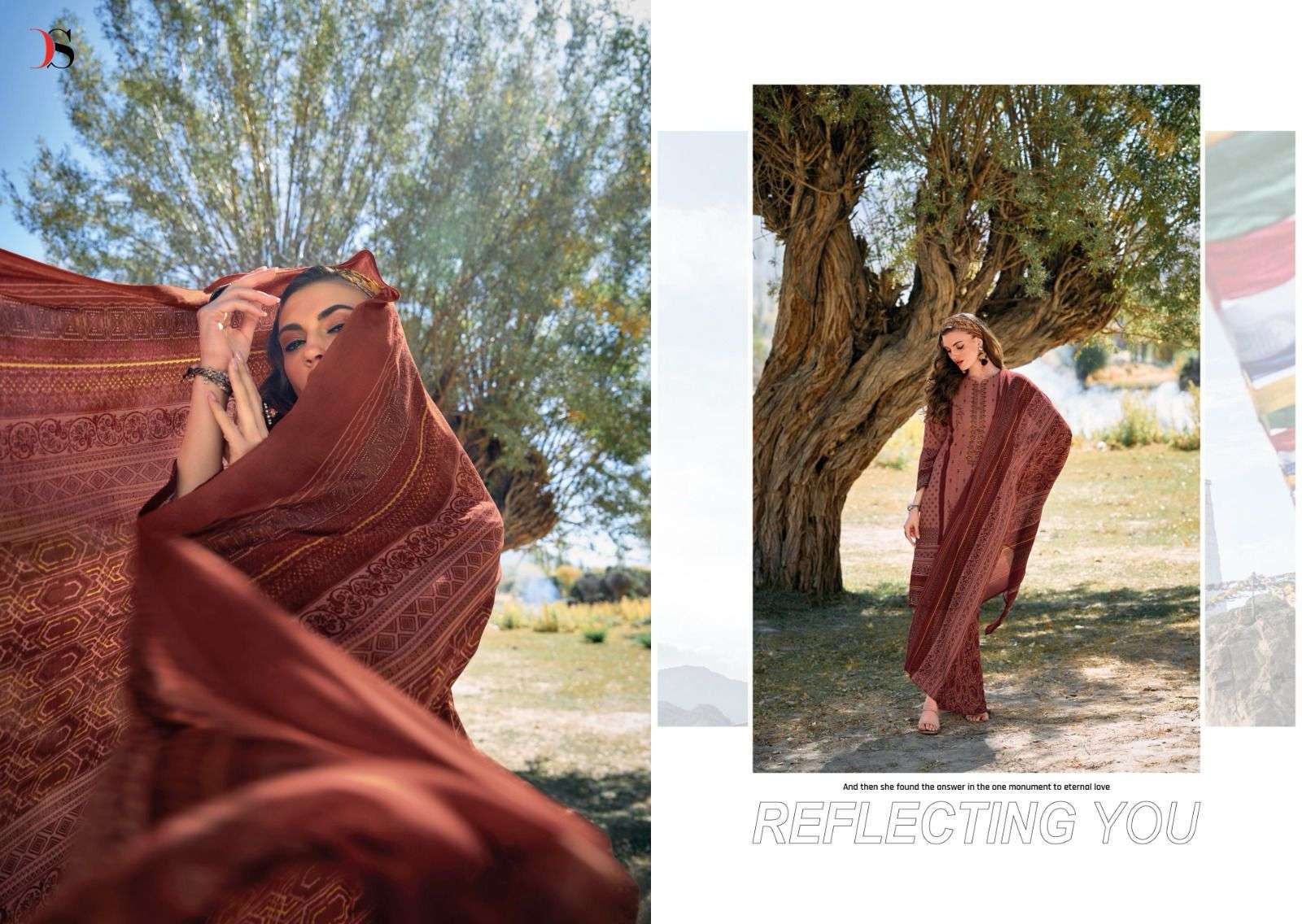 DEEPSY SUITS SHAZAR-2 Pure Pashmina with heavy  self embroidery  Salwar Kameez Wholesale catalog