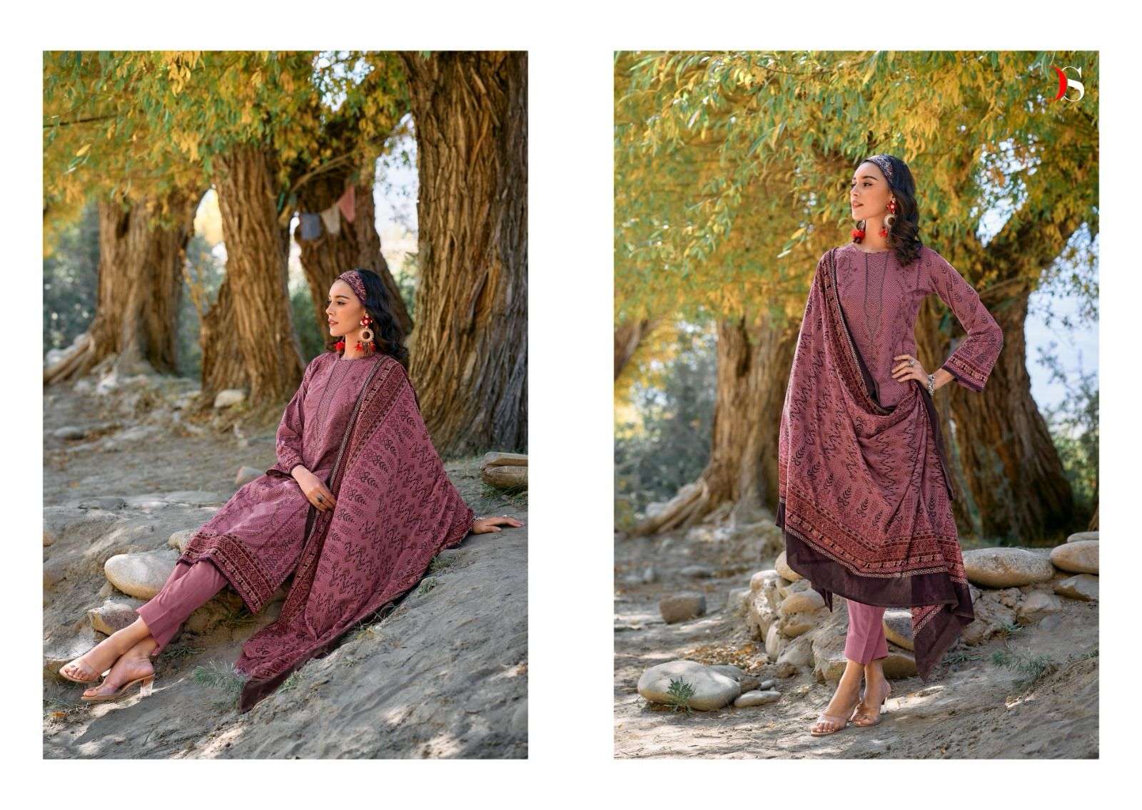 DEEPSY SUITS SHAZAR-2 Pure Pashmina with heavy  self embroidery  Salwar Kameez Wholesale catalog