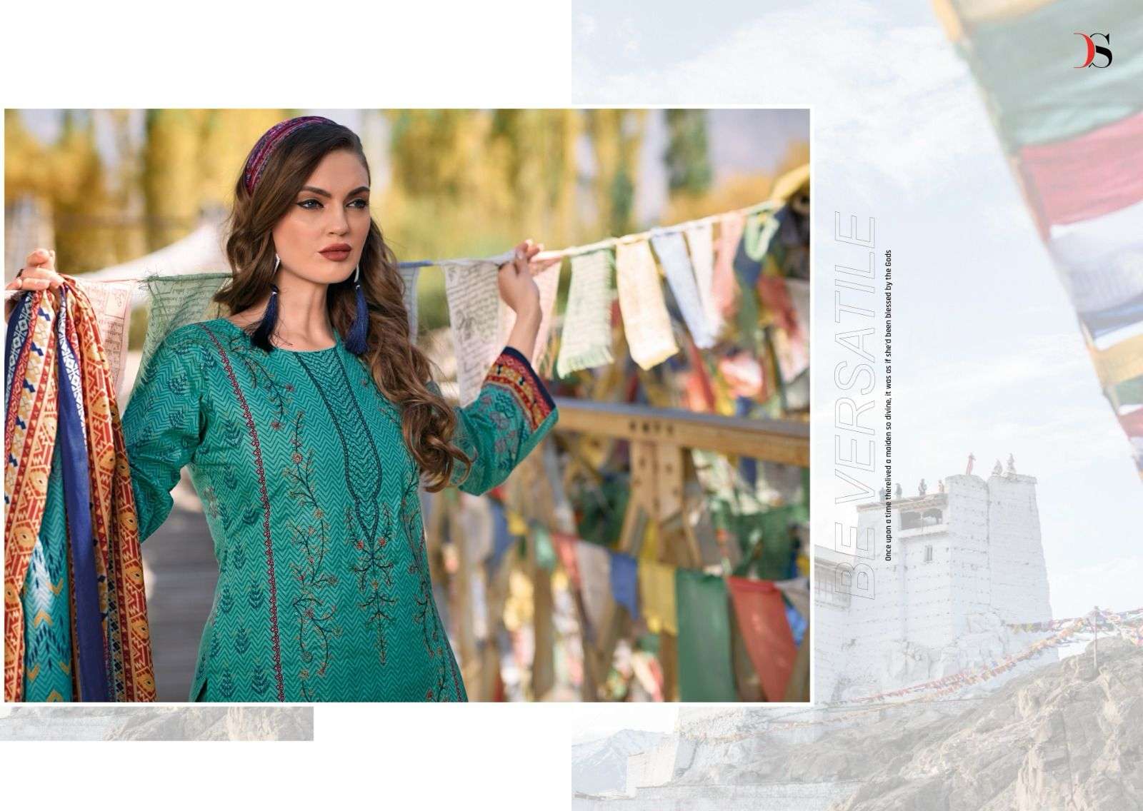 DEEPSY SUITS SHAZAR-2 Pure Pashmina with heavy  self embroidery  Salwar Kameez Wholesale catalog