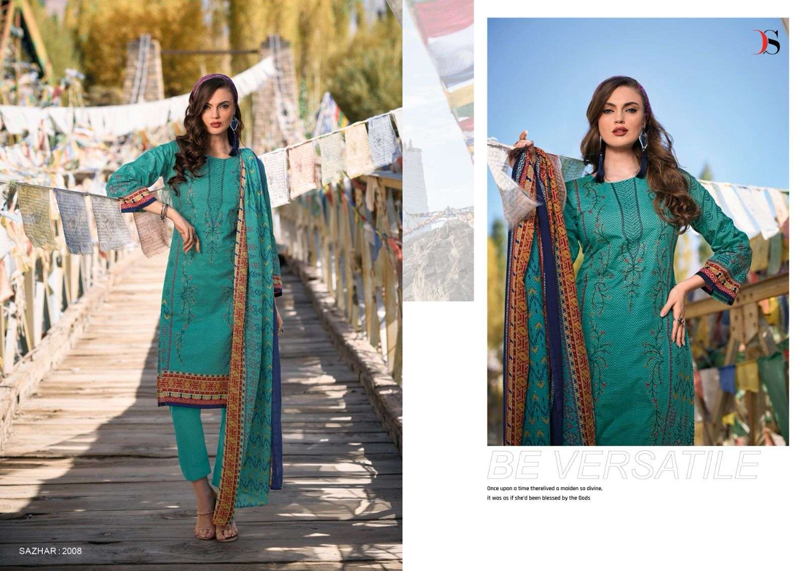 DEEPSY SUITS SHAZAR-2 Pure Pashmina with heavy  self embroidery  Salwar Kameez Wholesale catalog