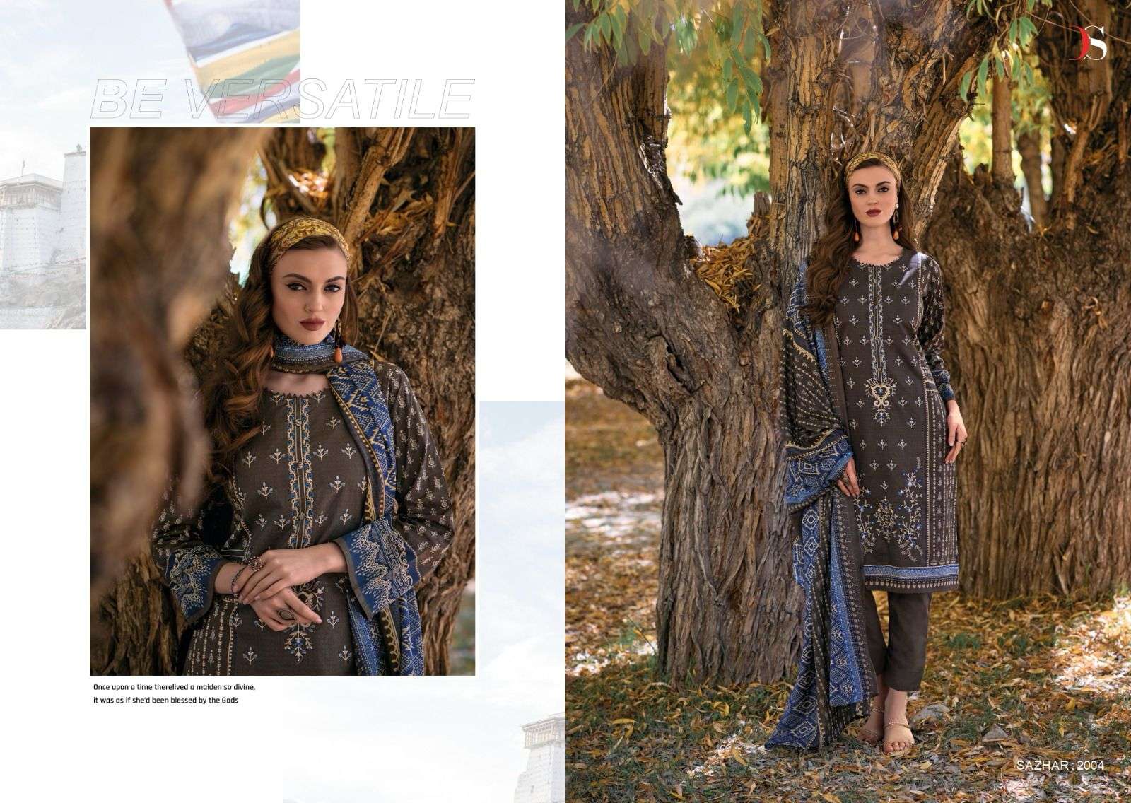 DEEPSY SUITS SHAZAR-2 Pure Pashmina with heavy  self embroidery  Salwar Kameez Wholesale catalog