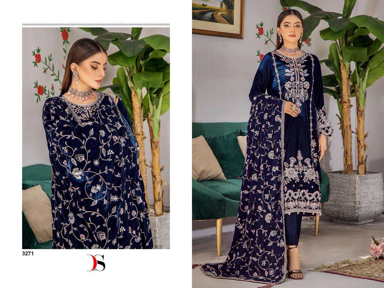 Deepsy Velvet 23 Vol 3 Pashmina Salwar Kameez Wholesale catalog