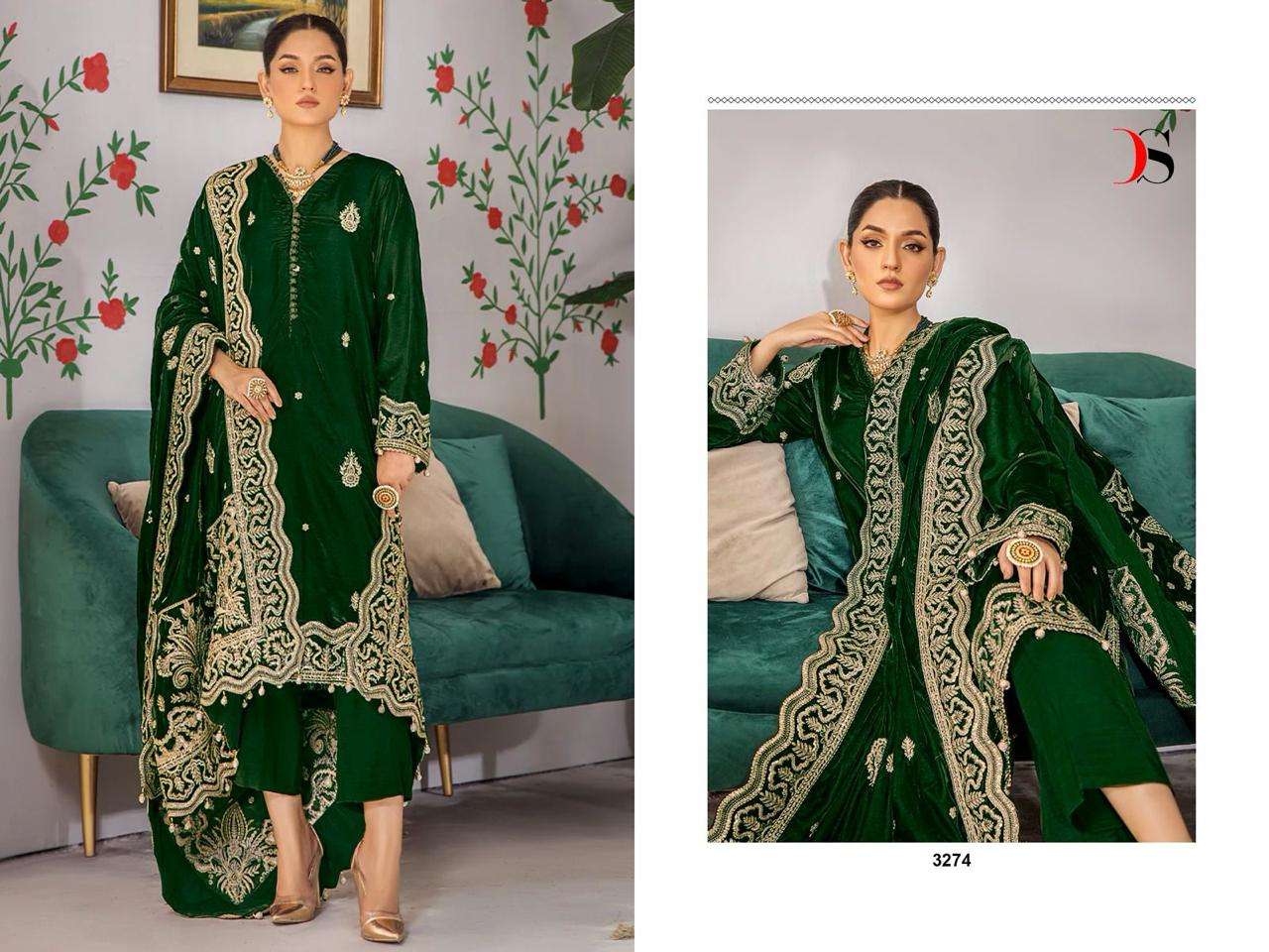 Deepsy Velvet 23 Vol 3 Pashmina Salwar Kameez Wholesale catalog