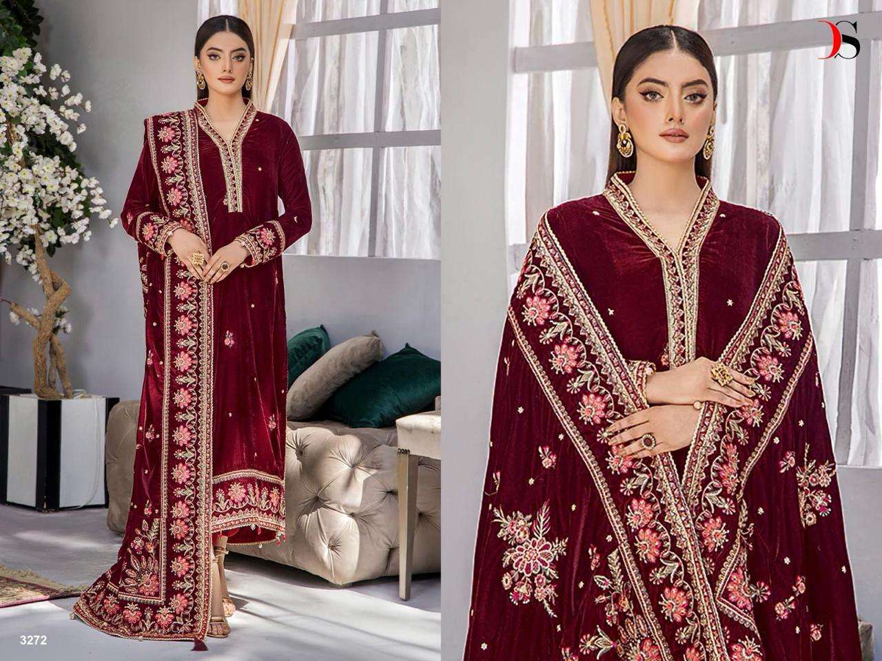Deepsy Velvet 23 Vol 3 Pashmina Salwar Kameez Wholesale catalog