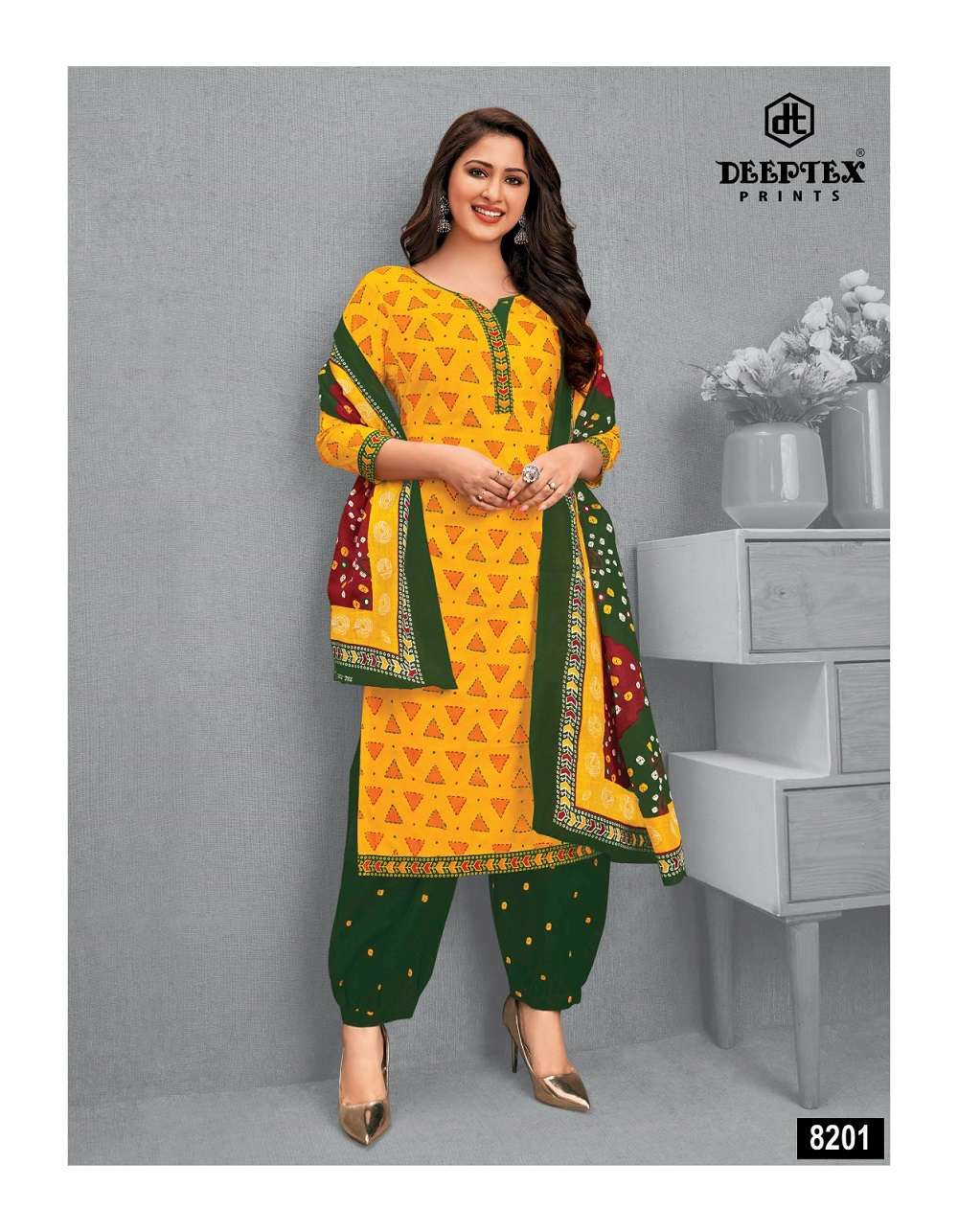 Deeptex Miss India Vol 82 Cotton Dress Material Wholesale catalog