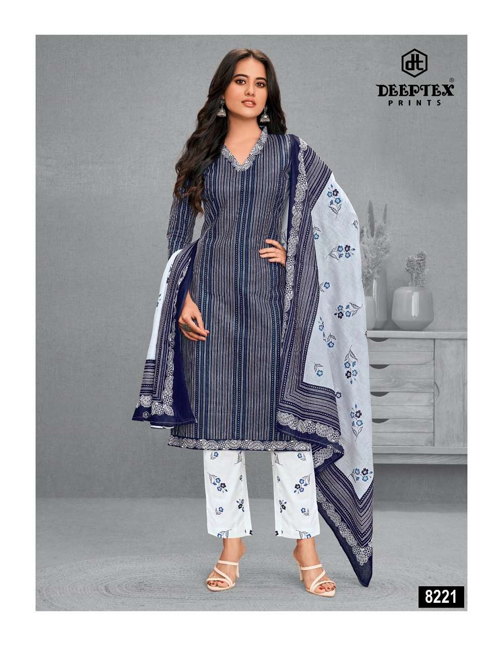Deeptex Miss India Vol 82 Cotton Dress Material Wholesale catalog