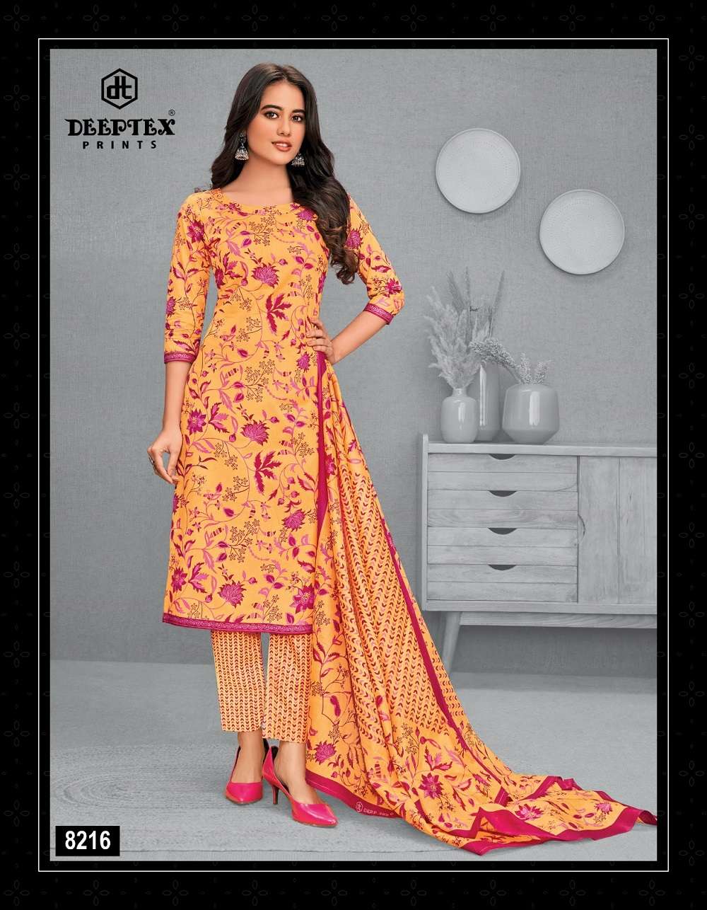 Deeptex Miss India Vol 82 Cotton Dress Material Wholesale catalog