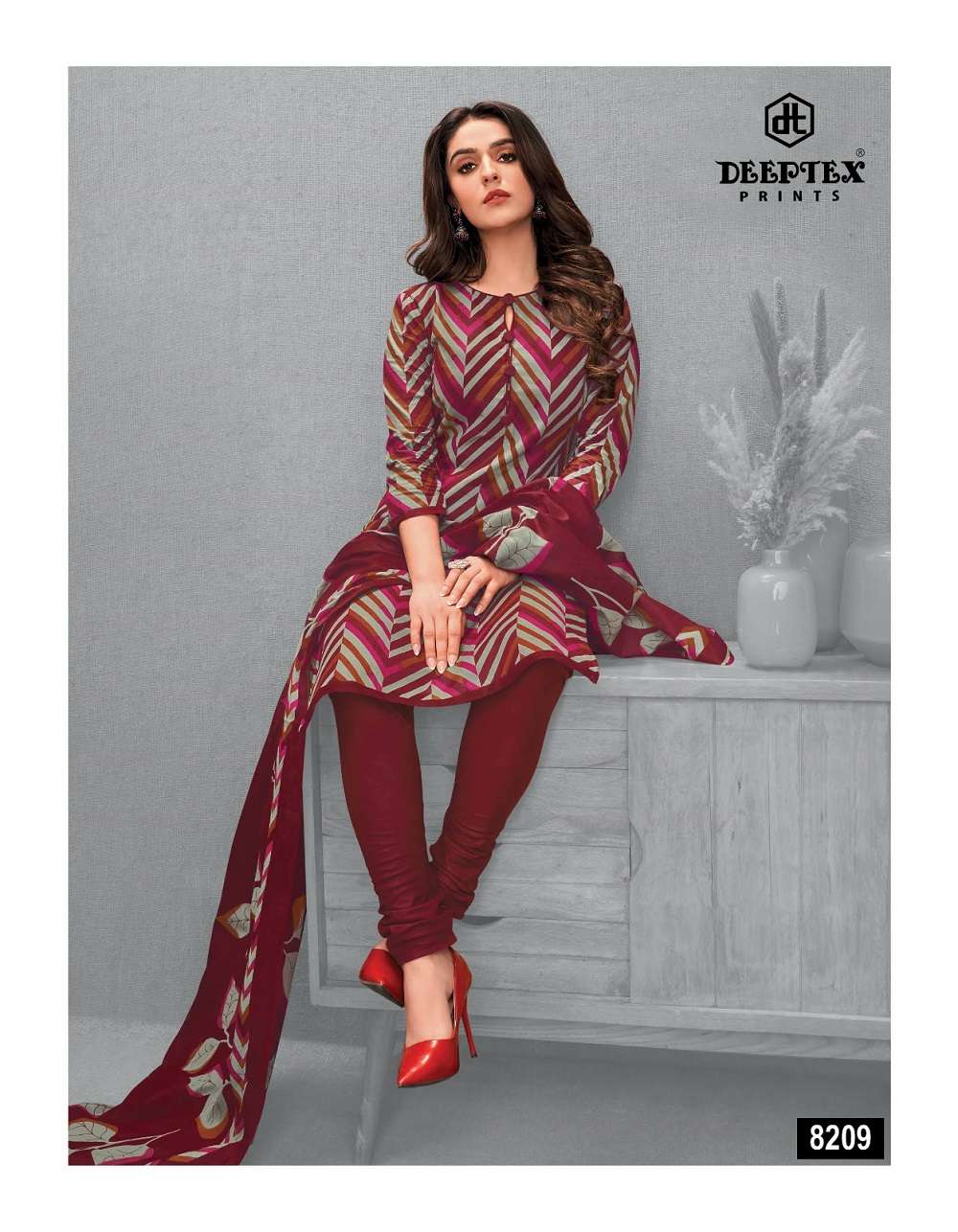 Deeptex Miss India Vol 82 Cotton Dress Material Wholesale catalog