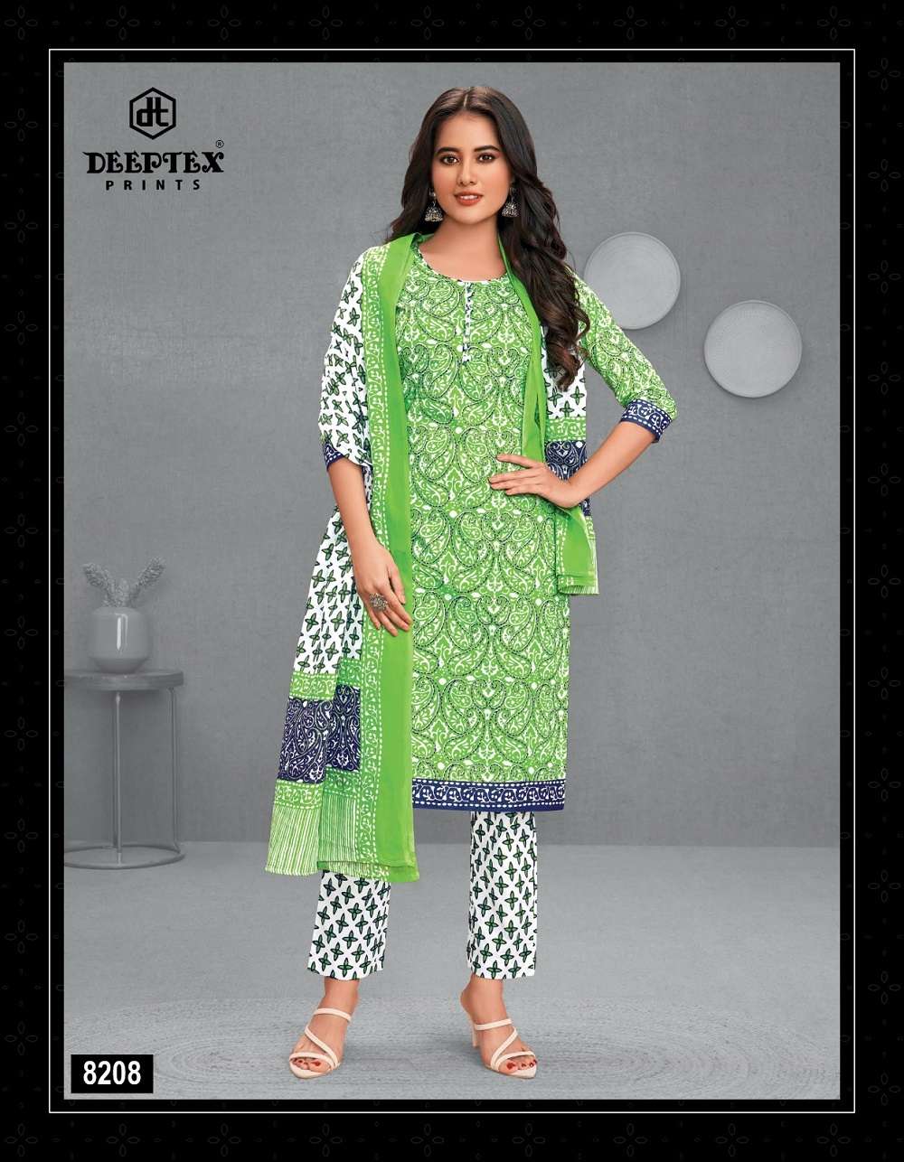 Deeptex Miss India Vol 82 Cotton Dress Material Wholesale catalog