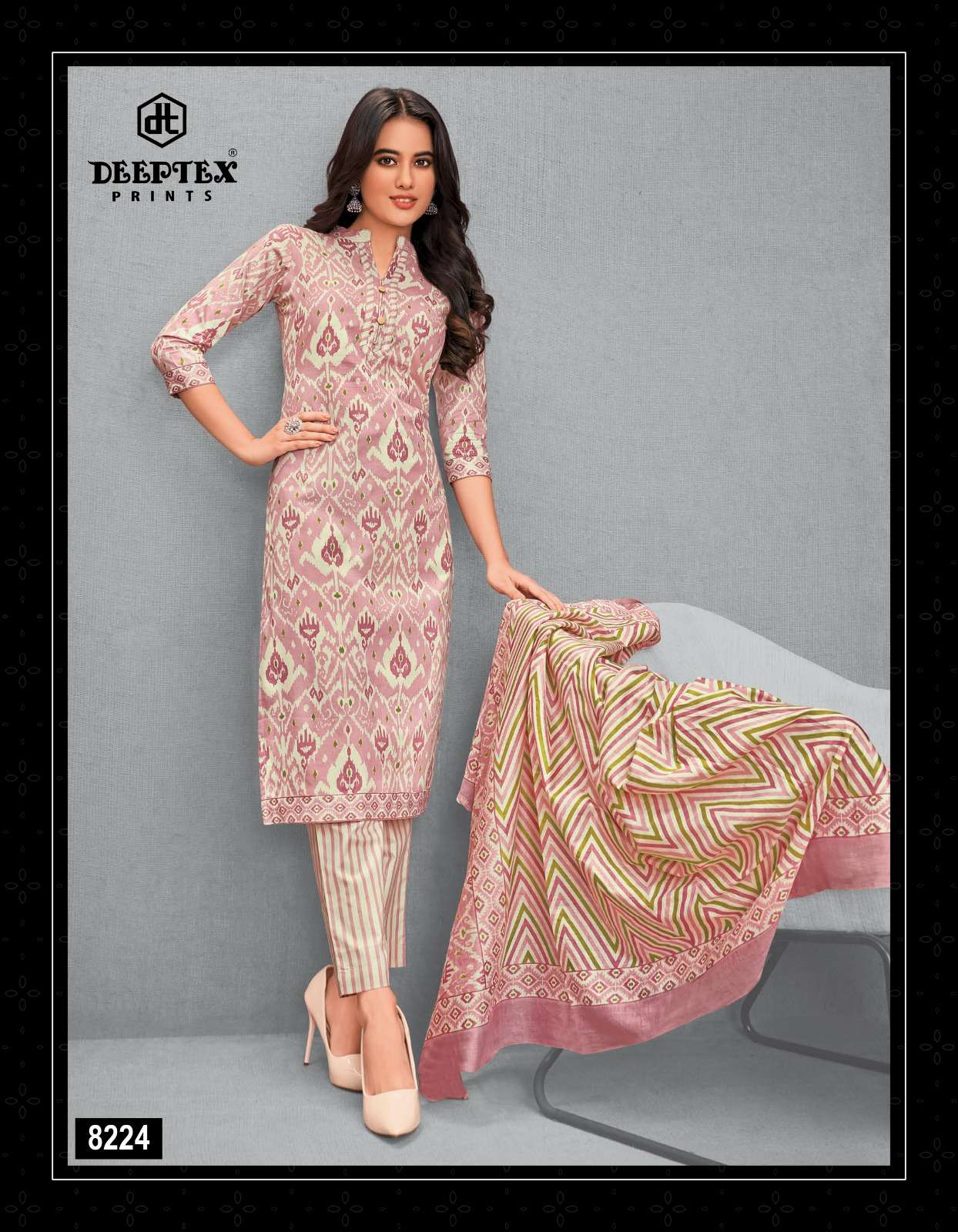 Deeptex Miss India Vol 82 Cotton Dress Material Wholesale catalog