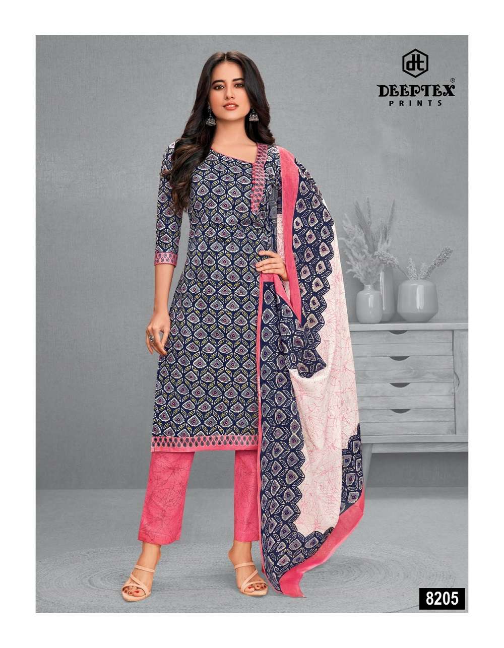 Deeptex Miss India Vol 82 Cotton Dress Material Wholesale catalog