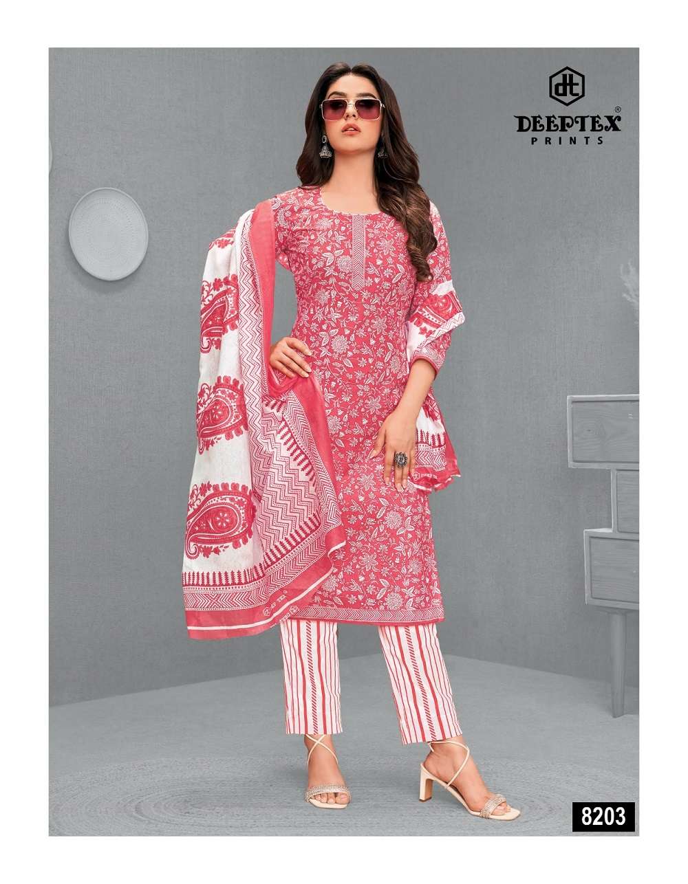 Deeptex Miss India Vol 82 Cotton Dress Material Wholesale catalog