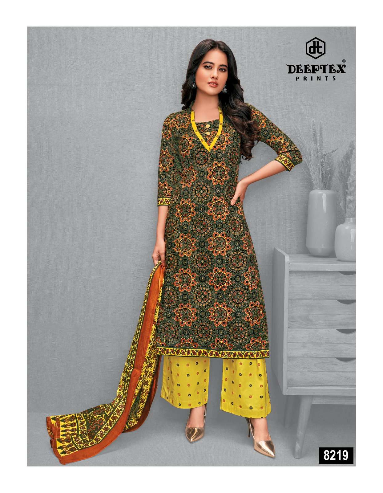 Deeptex Miss India Vol 82 Cotton Dress Material Wholesale catalog