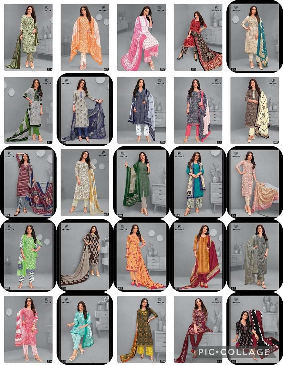 Deeptex Miss India Vol-82 -Dress Material -Wholesale Catalog