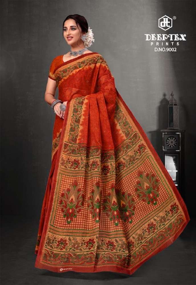 Deeptex Prime Time Vol-9 -Cotton Sarees -Wholesale Catalog