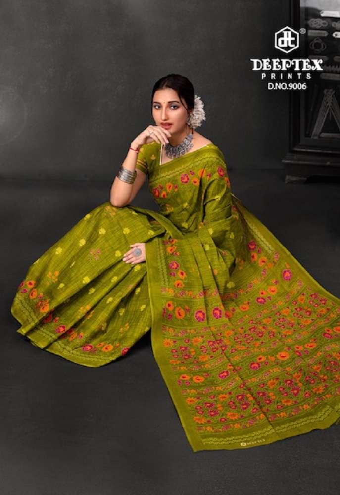Deeptex Prime Time Vol-9 -Cotton Sarees -Wholesale Catalog