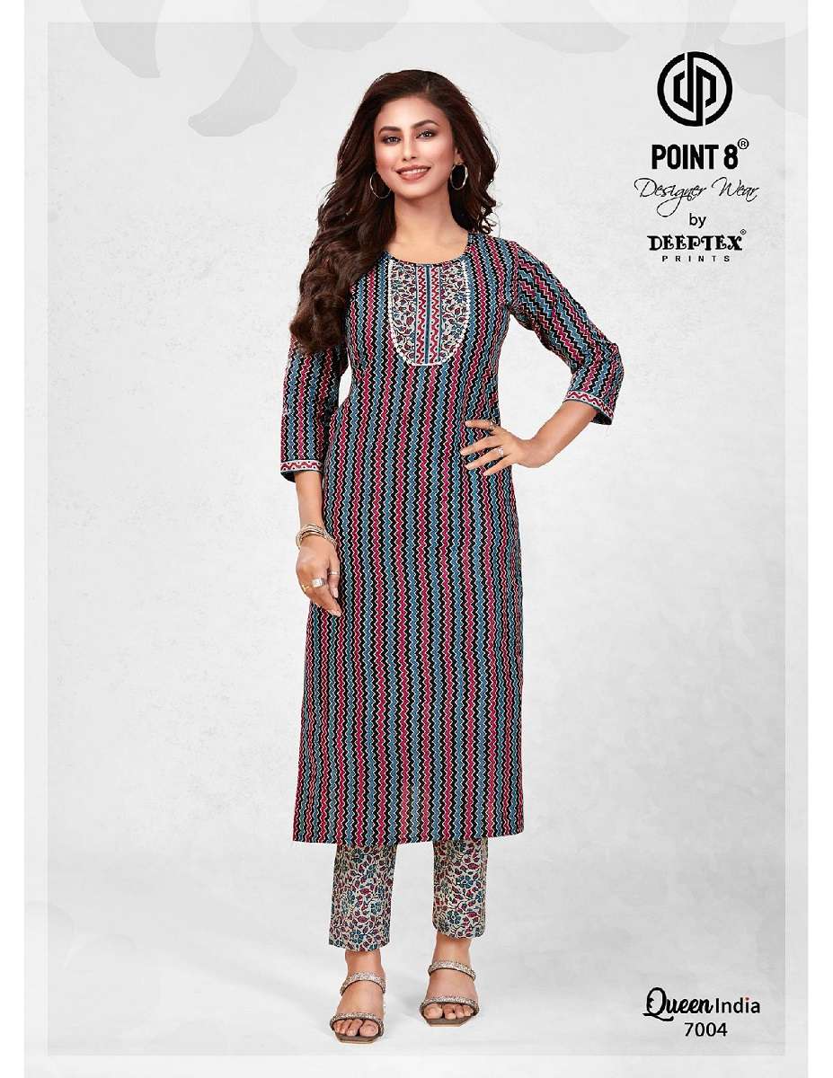 Deeptex Queen India Vol-7 -Kurti With Pant -Wholesale Catalog