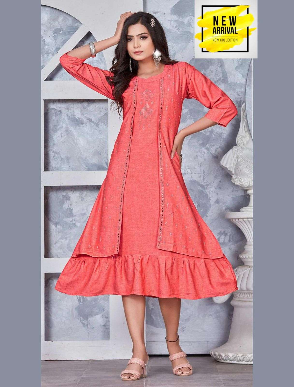 FT JESHIKA 2 LIQUED RAYON PLAIN Kurti Wholesale catalog
