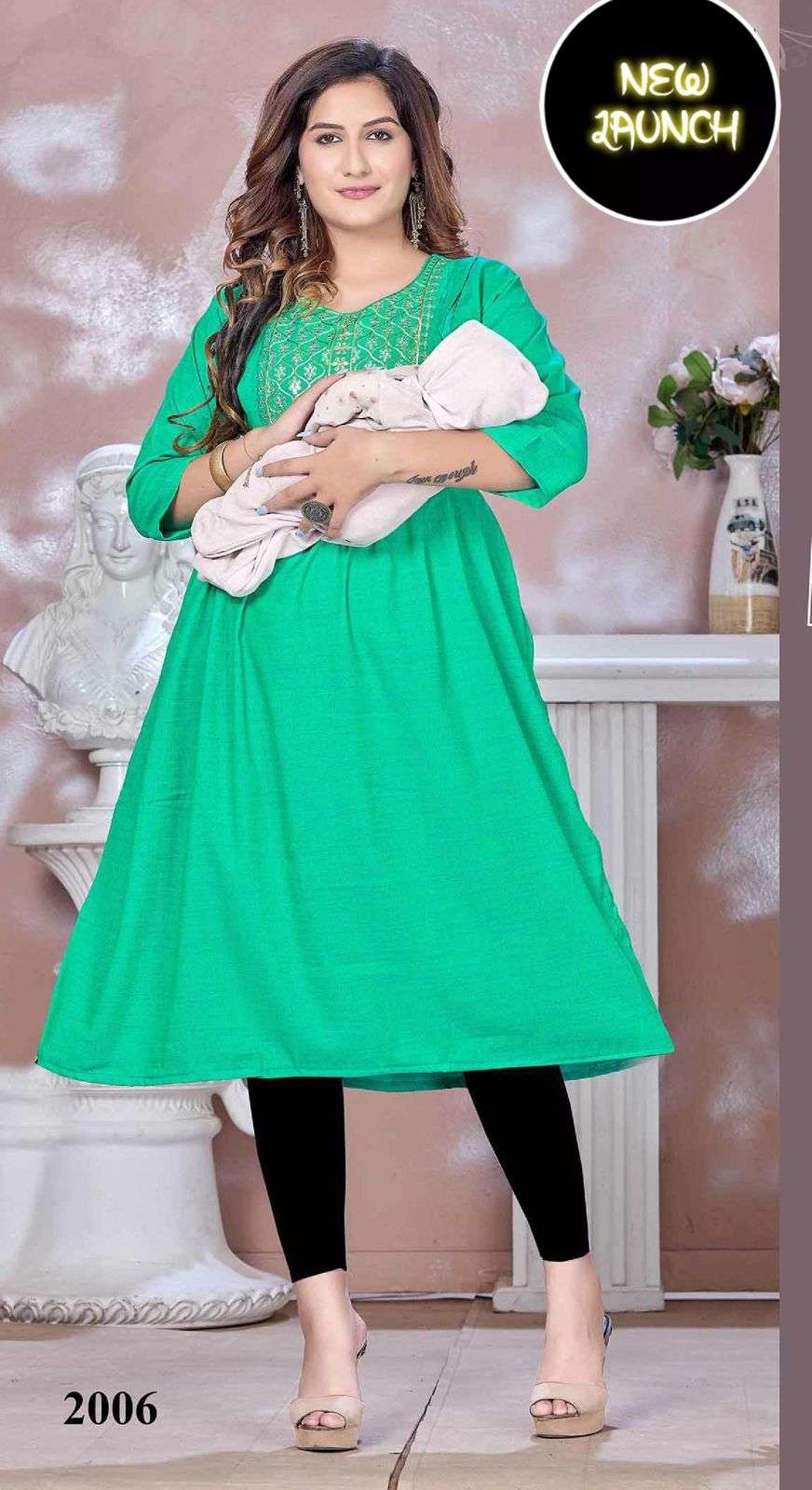FT WE-DESI 2 LIQUED RAYON PLAIN Kurti Wholesale catalog