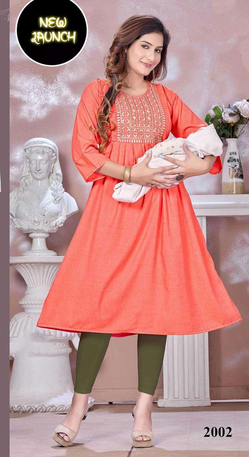 FT WE DESI 2 LIQUED RAYON PLAIN Kurti Wholesale catalog