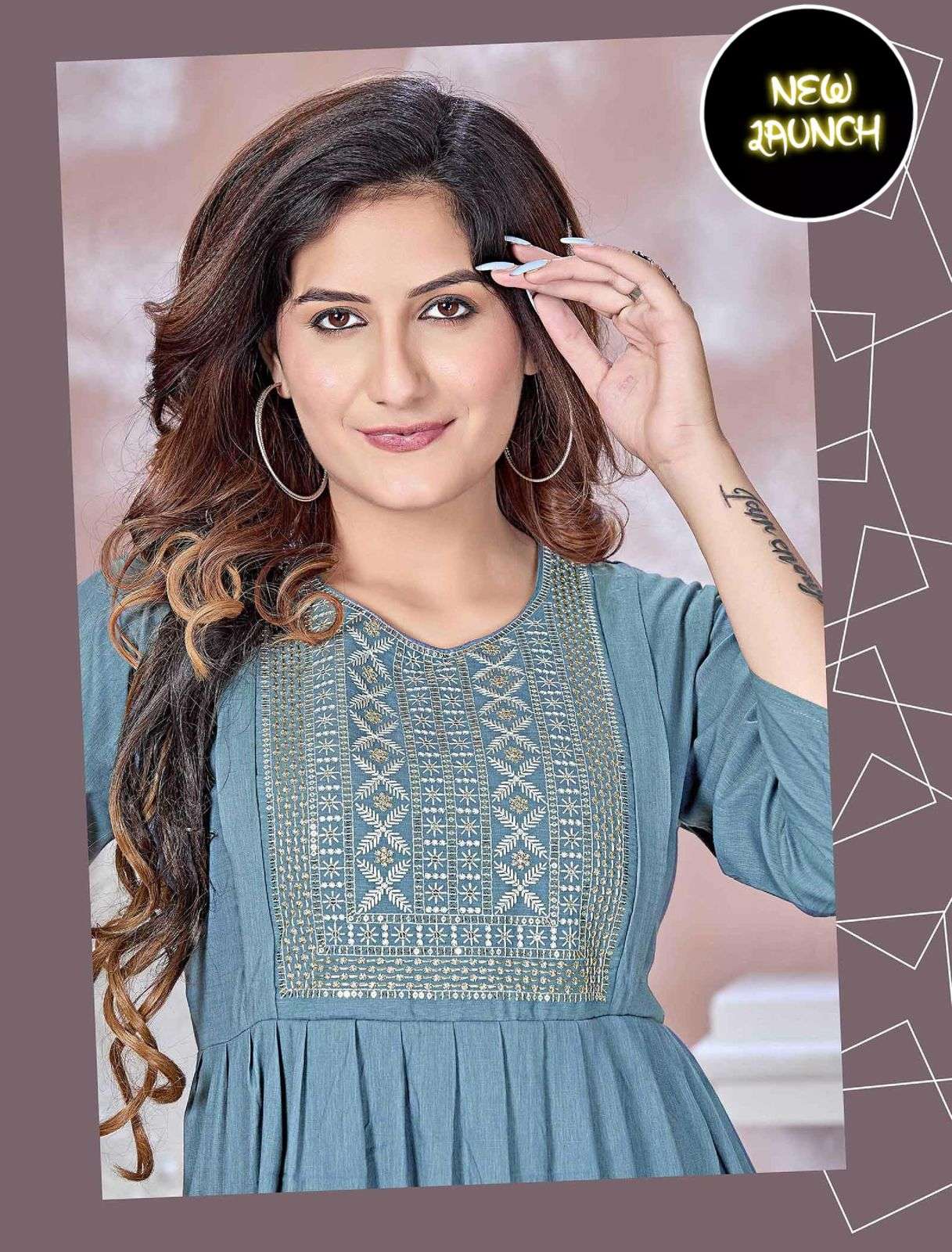 FT WE-DESI 2 LIQUED RAYON PLAIN Kurti Wholesale catalog