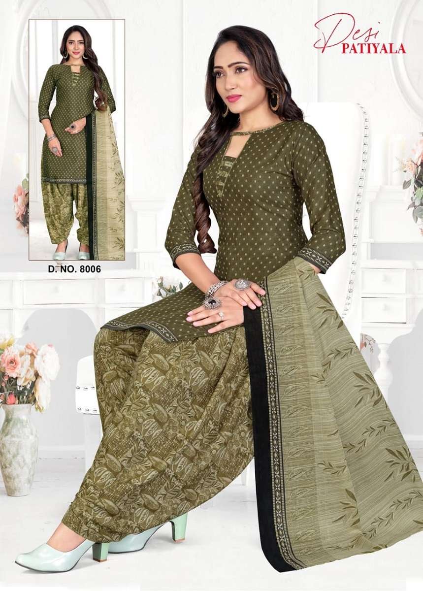 Ganesha Desi Patiyala Vol-8 -Readymade With Inner -Wholesale Catalog
