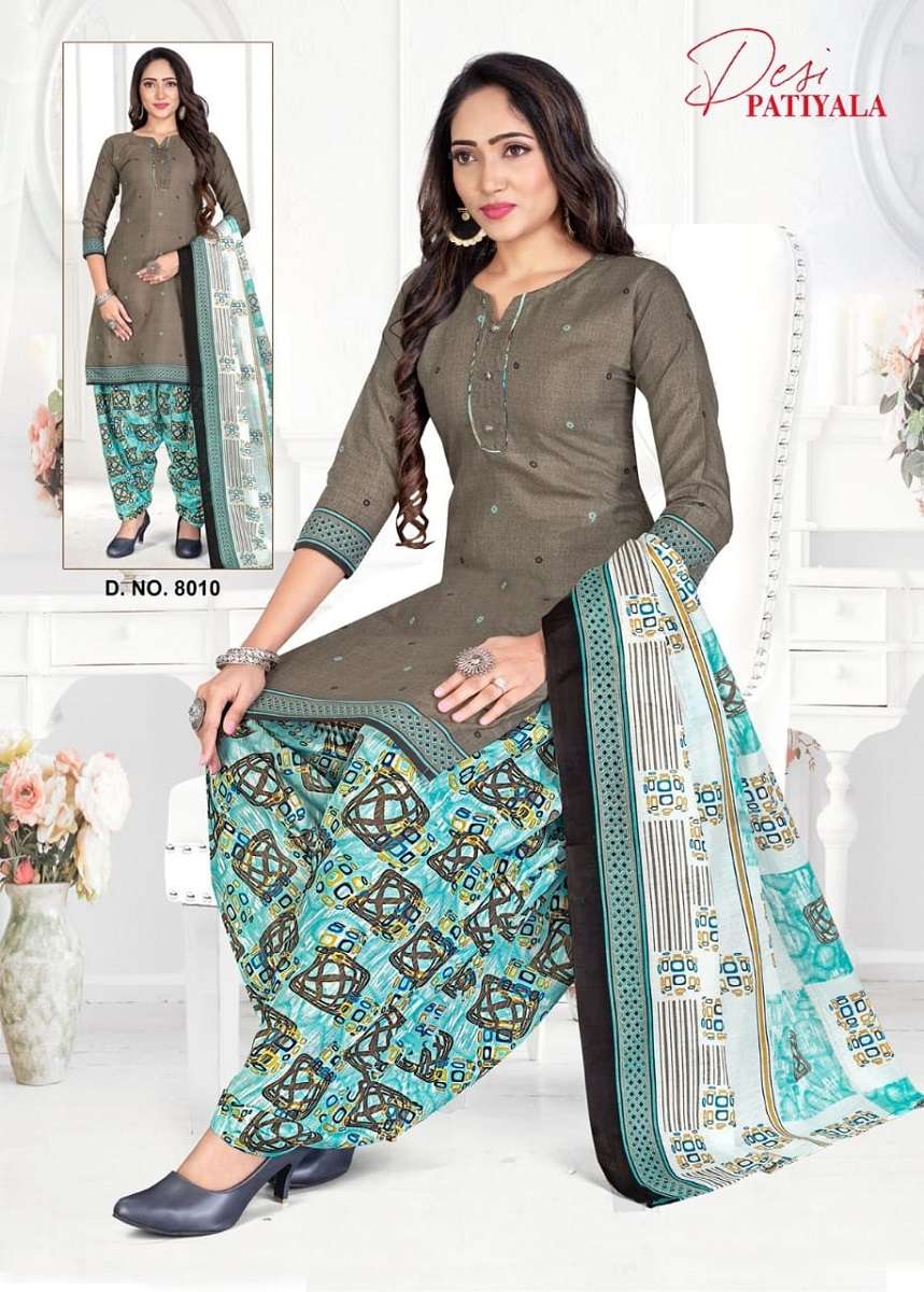Ganesha Desi Patiyala Vol-8 -Readymade With Inner -Wholesale Catalog