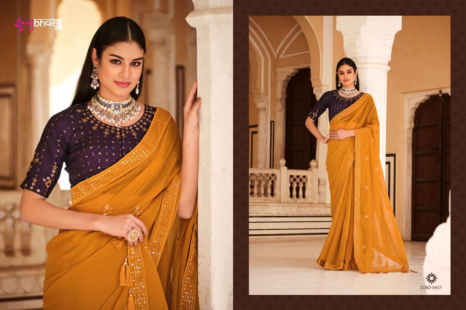 GATHA VOL.1 Embroidered Saree Wholesale catalog 
