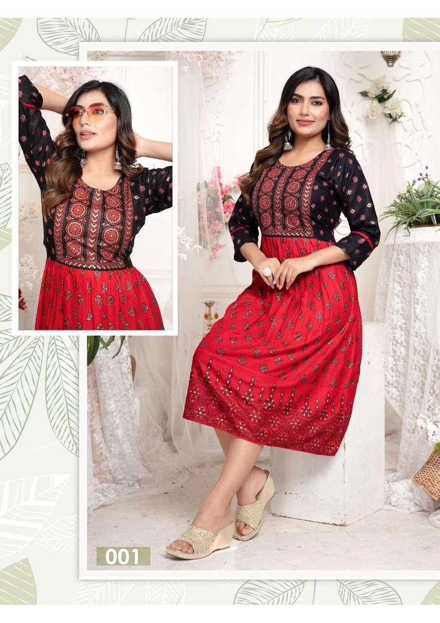 GOLDEN GULNAAZ Fancy Kurti Wholesale catalog