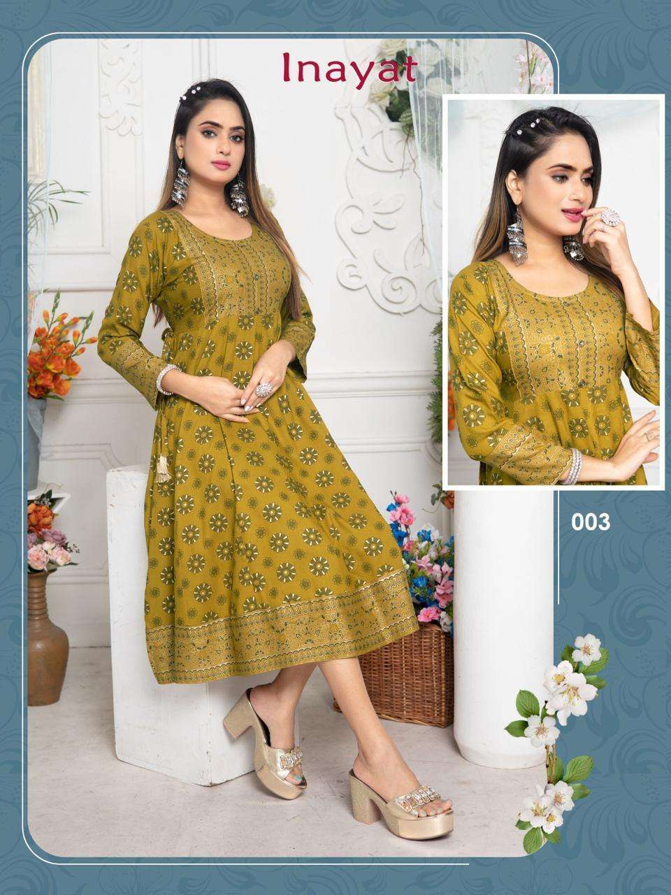 GOLDEN INAYAT VOL.1 Kurti Wholesale catalog