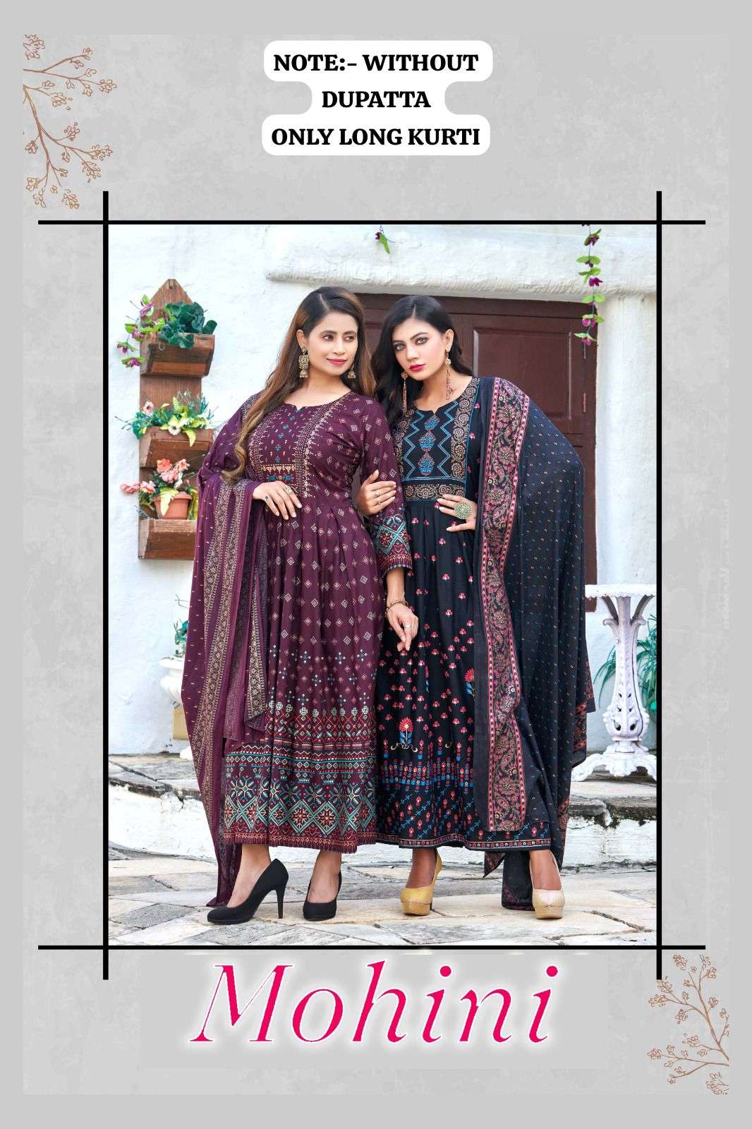 Golden Mohina Heavy Rayon Long Kurti Wholesale catalog
