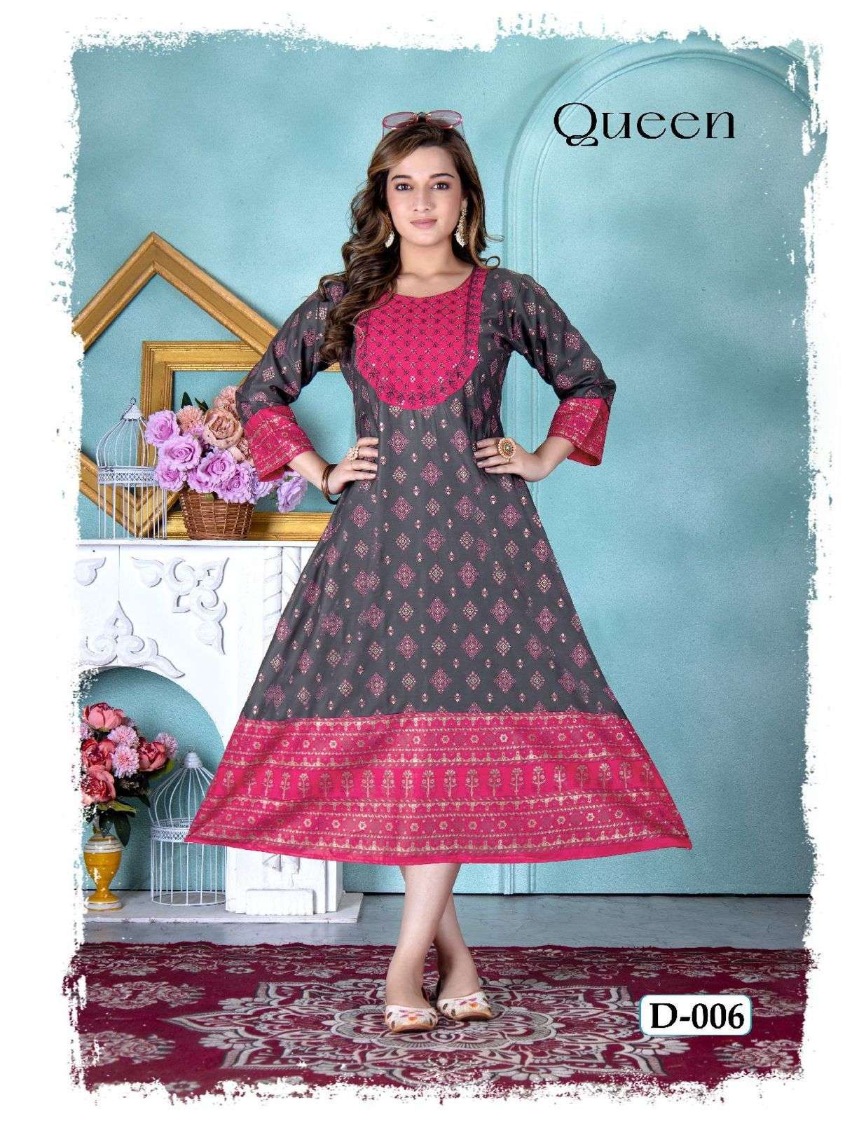 GOLDEN QUEEN REYON PLAIN Kurti Wholesale catalog
