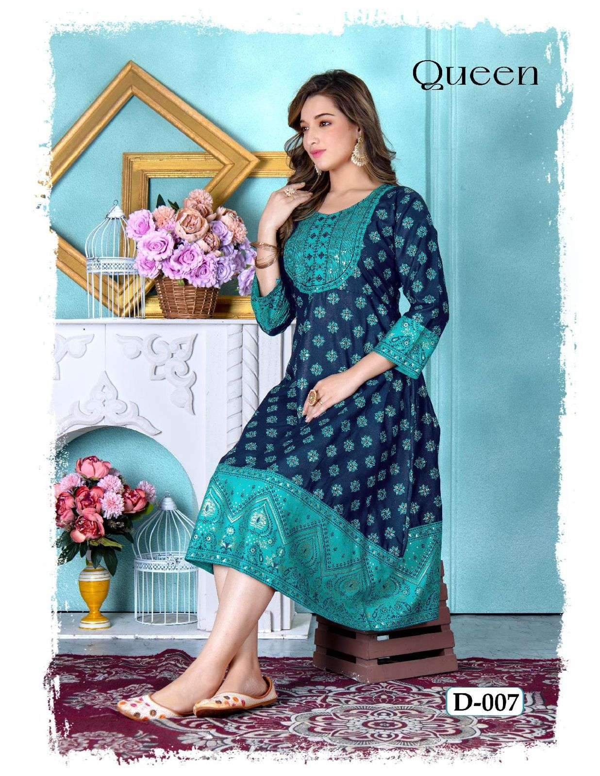 GOLDEN QUEEN REYON PLAIN Kurti Wholesale catalog