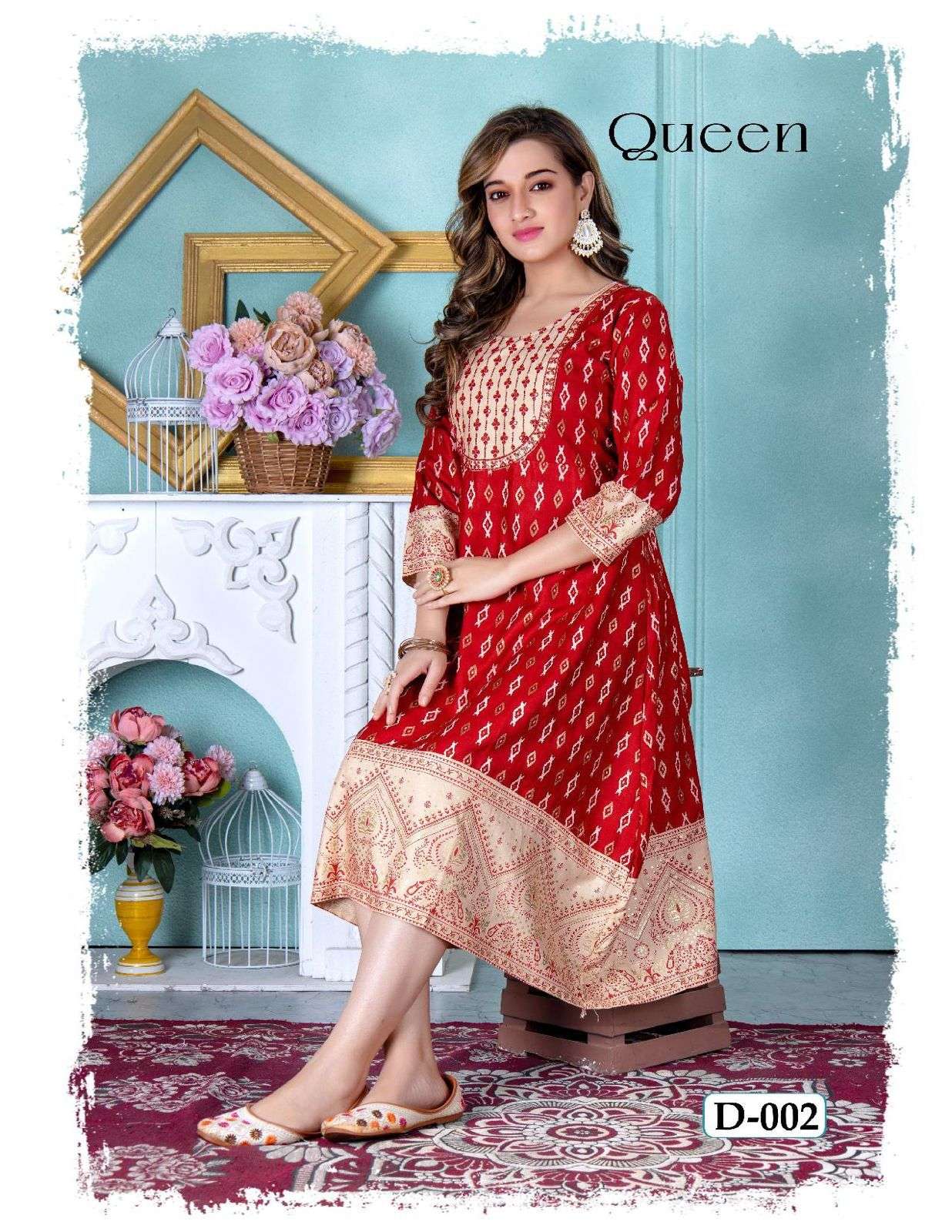 GOLDEN QUEEN REYON PLAIN Kurti Wholesale catalog