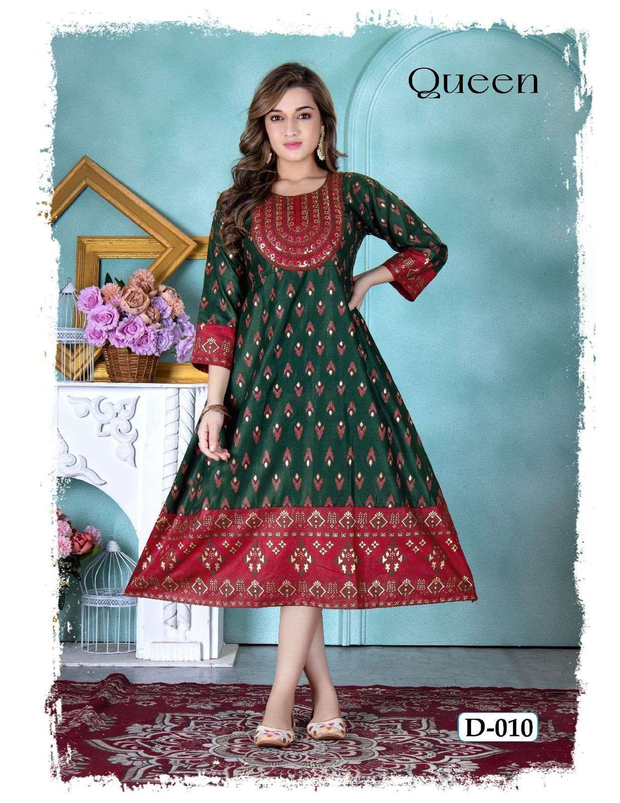 GOLDEN QUEEN REYON PLAIN Kurti Wholesale catalog