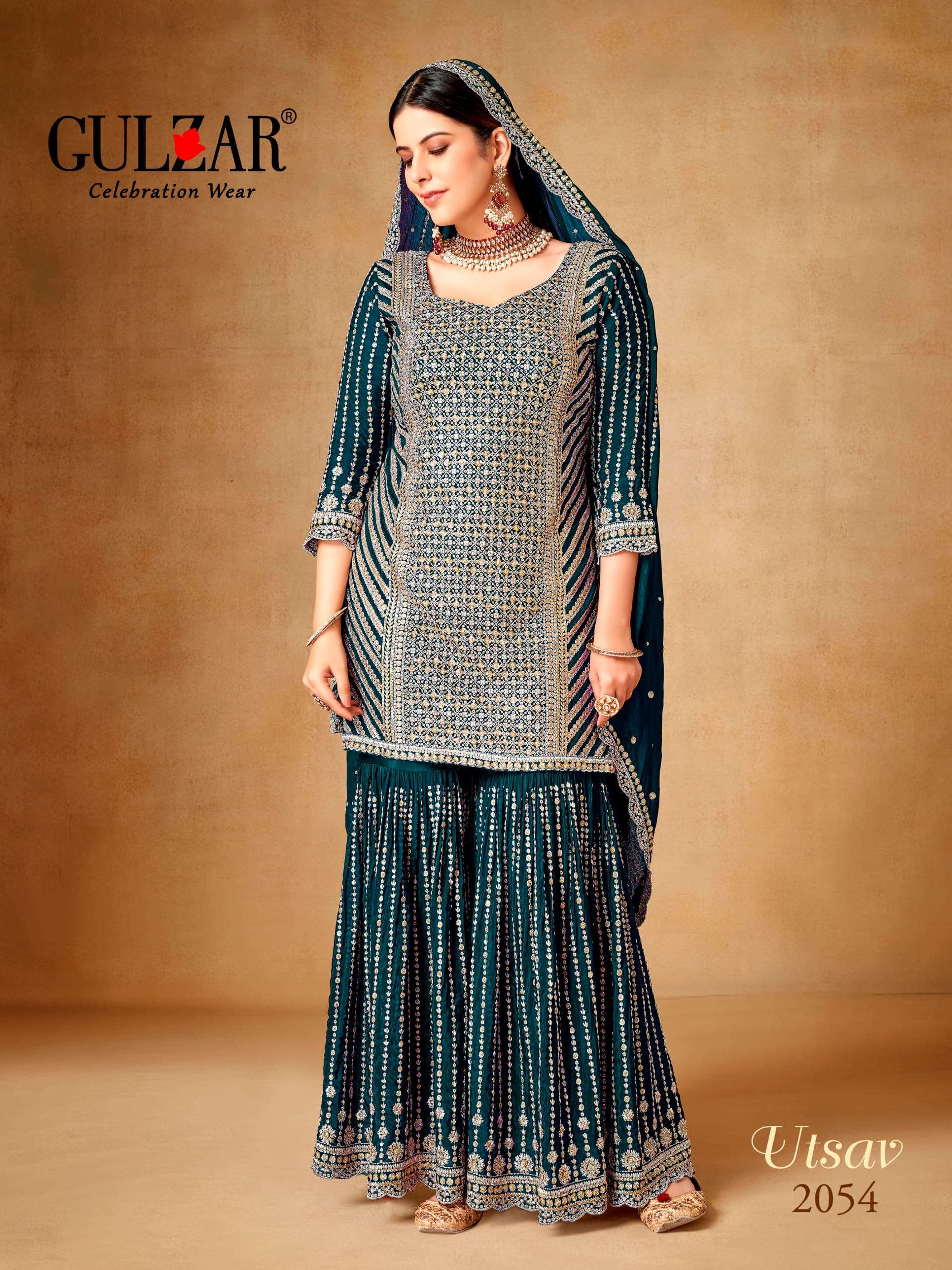 Gulzar Utsav  Embroidered Salwar Suits Wholesale catalog
