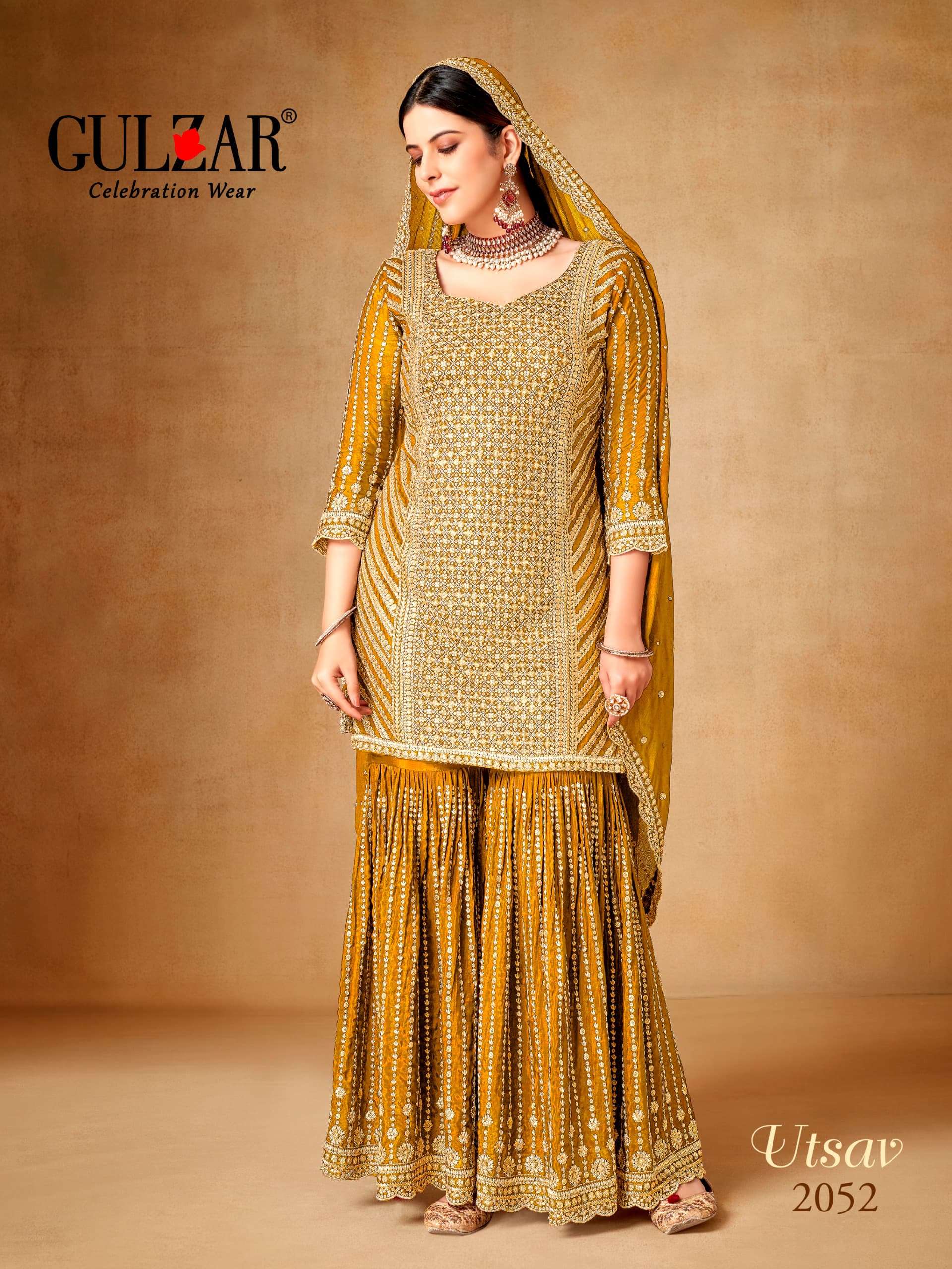Gulzar Utsav  Embroidered Salwar Suits Wholesale catalog