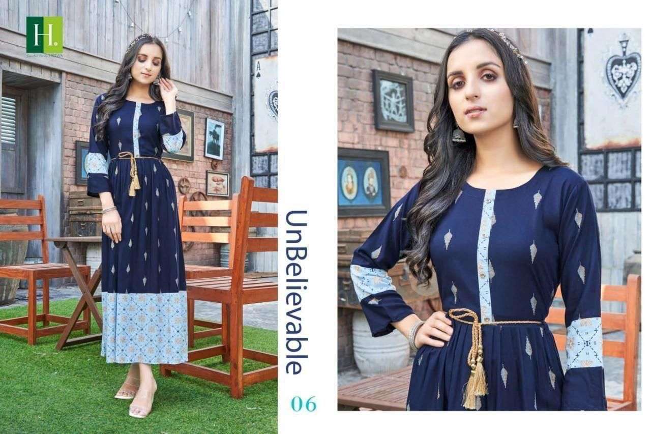 HIRWA GOLDEN IKKAT VOL.2 Kurti Wholesale catalog
