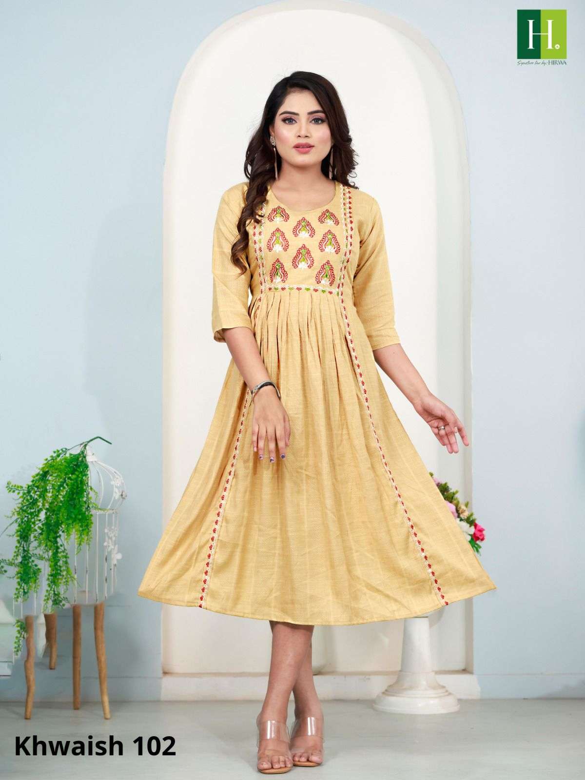 HIRWA Khwaish Kurti Wholesale catalog