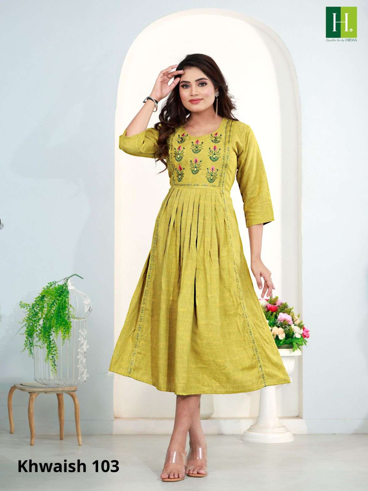 HIRWA Khwaish Kurti Wholesale catalog
