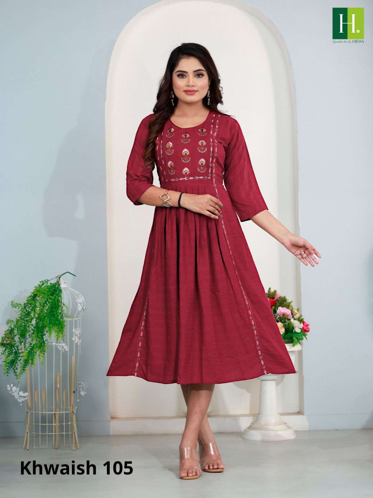 HIRWA Khwaish Kurti Wholesale catalog